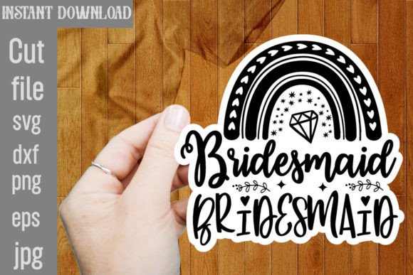 Bridesmaid SVG Cut File Review