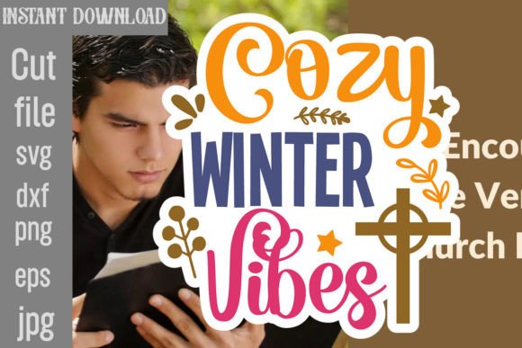 Cozy Winter Vibes SVG Cut File