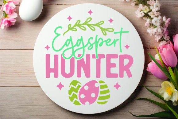 Eggspert Hunter Embroidery Design