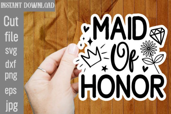Maid of Honor SVG Cut File Review