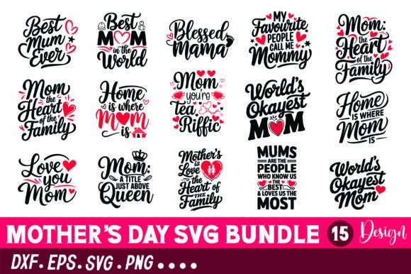 Mother's Day SVG Design Bundle