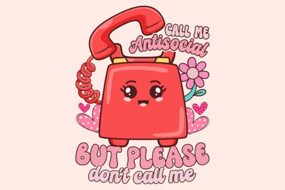 Retro Valentine's Day Svg, Call Me
