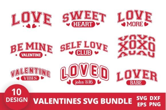 Varsity Valentines SVG Bundle Review